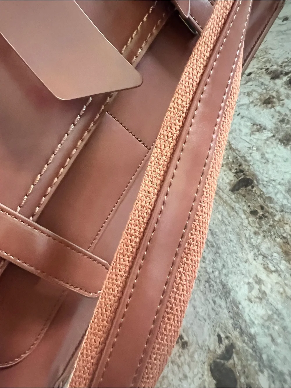 Ecosusi Brown Bow Laptop Bag Vegan Leather With Matching Organizer Folder